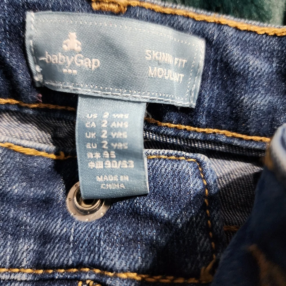 Baby GAP Blue Jeans with Vintage Look‎ and Skinny Fit Cut